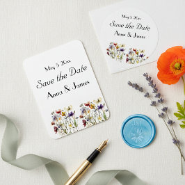 Wildflower Symphony: levendige Waterverf kunst Magneet