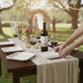 Wildflower Symphony: levendige Waterverf kunst Papieren Bordje