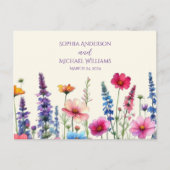 Wildflower Symphony-RSVP-Wedding- Briefkaart (Voorkant)
