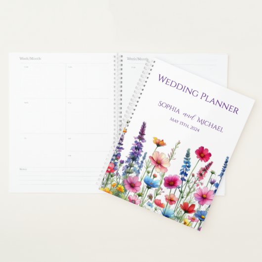 Wildflower Symphony-Wedding-Planner Planner (Display)