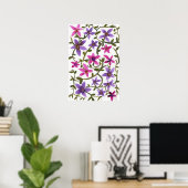 Wildflower Tangle Poster (Thuiskantoor)