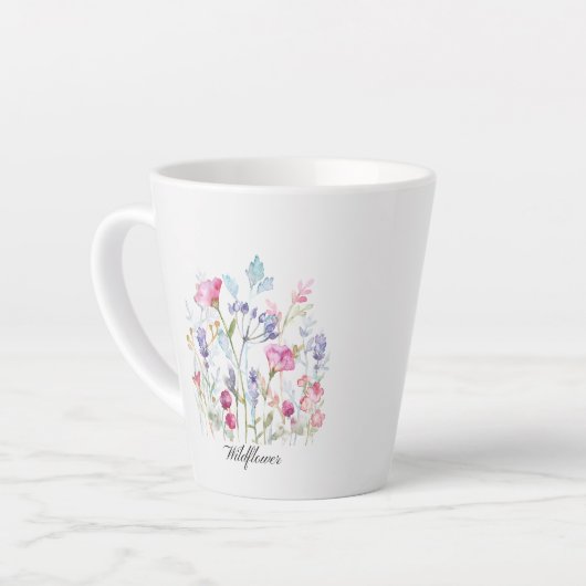 Wildflower Tasse Latte Mok (Linkerhoek)