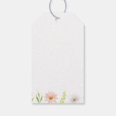 Wildflower Tea Baby shower Cadeau Labels Cadeaulabel (Achterkant)