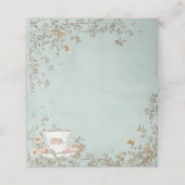 Wildflower Tea Party Birthday Plaatskaartje (Buitenkant ongevouwen)