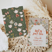 Wildflower Tea Party Uitnodiging voor verjaardag