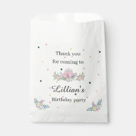 Wildflower Tea Party verjaardagsfeest bloemengunst Bedankzakje