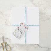 Wildflower Tea Party Vrijgezellenfeest Cadeaulabel (Met Touw)