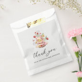 Wildflower Tea Party Vrijgezellenfeest dank u Bedankzakje (Gezegeld)