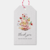 Wildflower Tea Party Vrijgezellenfeest Favor Cadeaulabel (Voorkant)