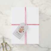 Wildflower Tea Party Vrijgezellenfeest Favor Cadeaulabel (Met Touw)