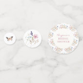 Wildflower Tea Party Vrijgezellenfeest Foto Confetti (Voorkanten)