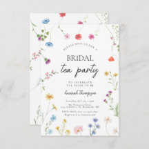 Wildflower Tea Party Vrijgezellenfeest