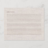 Wildflower Tea Party Vrijgezellenfeest Recept Kaar (Achterkant)