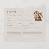 Wildflower Tea Party Vrijgezellenfeest Recept Kaar (Voorkant)