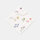 Wildflower Tea Party Vrijgezellenfeest Servet (Hoek)