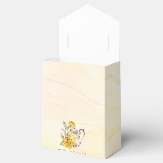 Wildflower theefeest baby shower bedankdoosjes (Geopend)