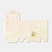 Wildflower theefeest baby shower bedankdoosjes (Uitgevouwen)