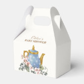 Wildflower Theepot Baby shower Bedankdoosjes (Achterkant)