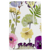 Wildflower thema cadeau tas medium cadeauzakje (Voorkant)