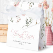 Wildflower thema elegante baby shower gunst bedankdoosjes