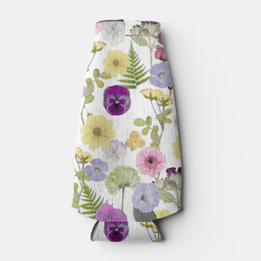  Wildflower thema flessenkoeler Flesjeskoeler (Voorkant)