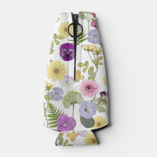  Wildflower thema flessenkoeler Flesjeskoeler (Achterkant)