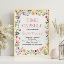 Wildflower Time Capsule Poster