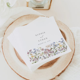 Wildflower Trouwpapier servetten Floral Boho