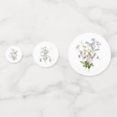Wildflower Trouwtafel Confetti Bloemen Whimsical (Voorkanten)
