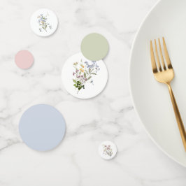 Wildflower Trouwtafel Confetti Bloemen Whimsical