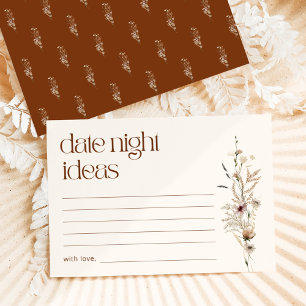 Wildflower Tuin Bloeit Datum Nacht Ideeën Informatiekaartje