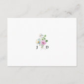 Wildflower Tuin Bloemen Bruiloft Website QR Code Informatiekaartje (Achterkant)