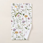 Wildflower tuin bloemmotief bad handdoek (Handdoek)