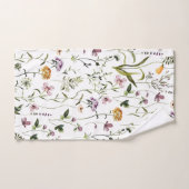 Wildflower tuin bloemmotief bad handdoek (Handdoek)