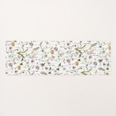 Wildflower tuin bloemmotief yogamat (Achterkant (horizontaal))