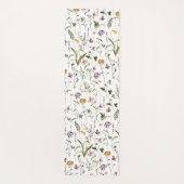 Wildflower tuin bloemmotief yogamat (Achterkant)