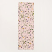 Wildflower tuin bloemmotief yogamat (Achterkant)