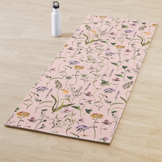 Wildflower tuin bloemmotief yogamat (In situ)