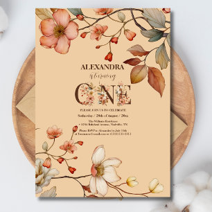 Wildflower Tuin Feest 1e Verjaardag Kaart