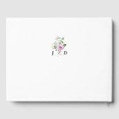 Wildflower tuin gelukkig ooit na bruiloft gastenboek (Achterkant)