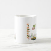 Wildflower Tuin & Roze Vlinder Mok – Vintage F (Center)