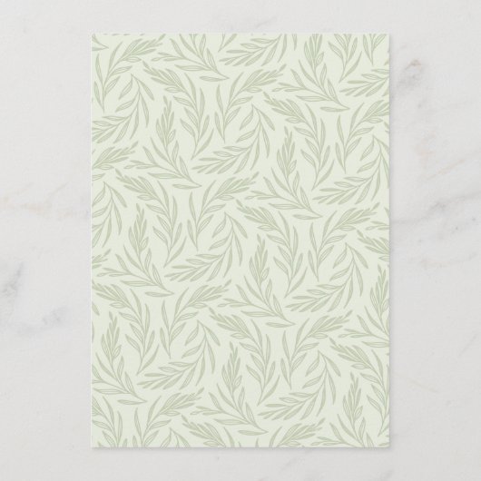 Wildflower Tuin Trouwgegevens Informatiekaartje (Achterkant)