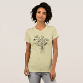 wildflower tuinboeket t-shirt (Voorkant volledig)