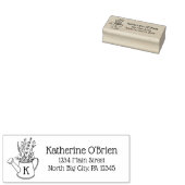 Wildflower Tuinieren Hout Art Stamp Rubberstempel (Gestempeld)