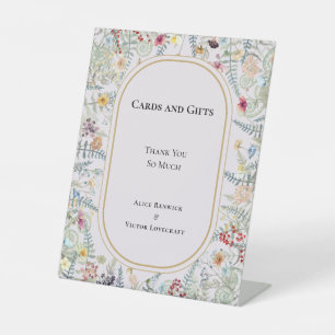  Wildflower Varen Lavendel Kaarten en geschenken Reclamebord Met Voetstuk