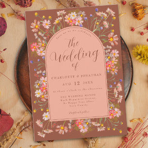 Wildflower Verbrand Sinaasappel Terracotta Fall We Kaart