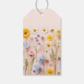 Wildflower verjaardag dank u cadeaulabel (Achterkant)