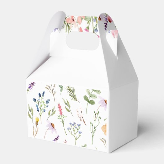 Wildflower Verjaardag Favoriet Box Bedankdoosjes (Achterkant)