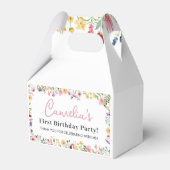 Wildflower Verjaardag Favoriet Box Bedankdoosjes (Voorkant Zijde)