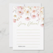 Wildflower Verjaardag Tijdcapsule Kaart (Voorkant)